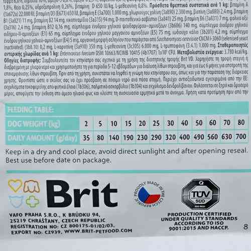 Корм сухой Brit Grain VetDiet Dog Struvite для собак с мочекаменной болезнью с яйцом индейкой горохом гречкой 2 кг Киев