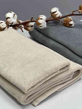 Рушник махровий Ideal Textile 50х90 см щільний з коротким ворсом 450 г/м2 Бежевий Чернівці