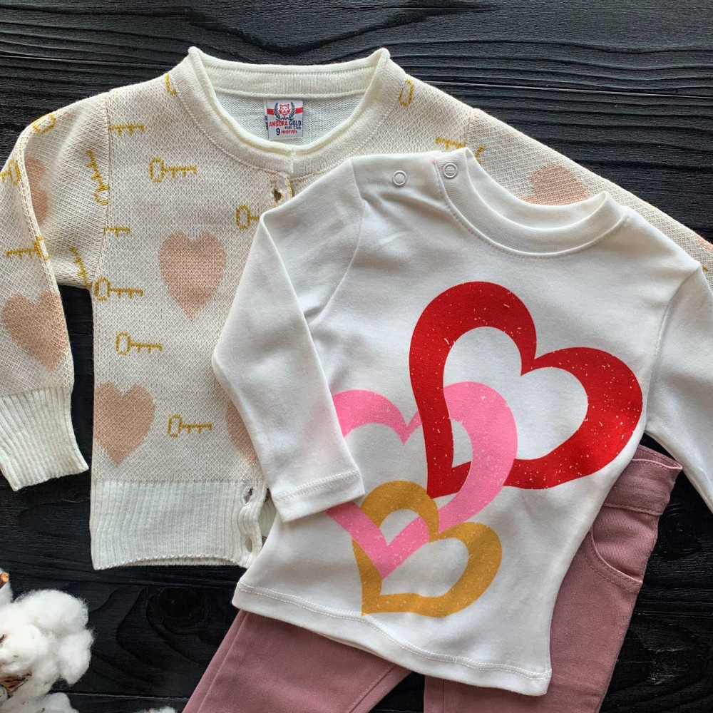 Дитячий Костюм Трійка Angora Gold Білий, 74-80 пакунок малюка Киев - изображение 3