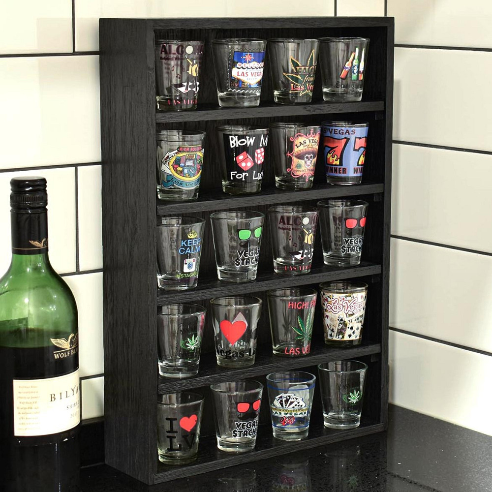 Полиця для чарок "Фрайєр" венге Миколаїв - фото 1