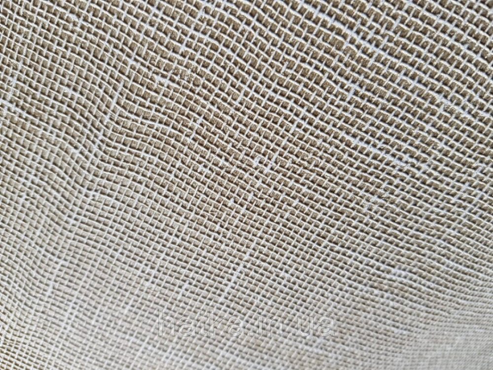 Шпалери вінілові на флізелін Sirpi AltaGamma Home 3 сірі однотонні дрібна сітка золотом під тканина Київ - фото 3