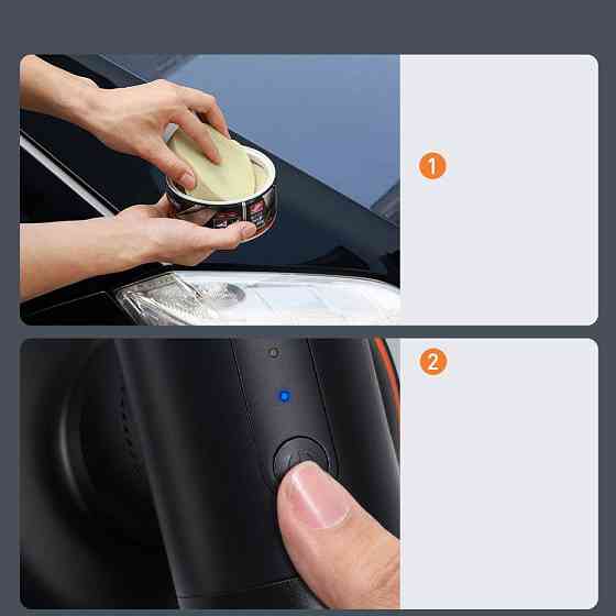 Полировальная машина Baseus New Power Cordless Electric Polisher CRDLQ-B01 (Черная) Николаев
