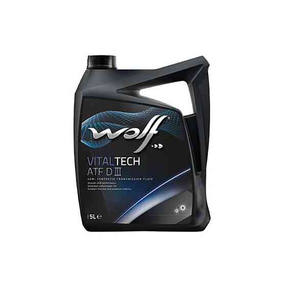 Трансмиссионное масло Wolf Vitaltech ATF Dex III 5л Львов