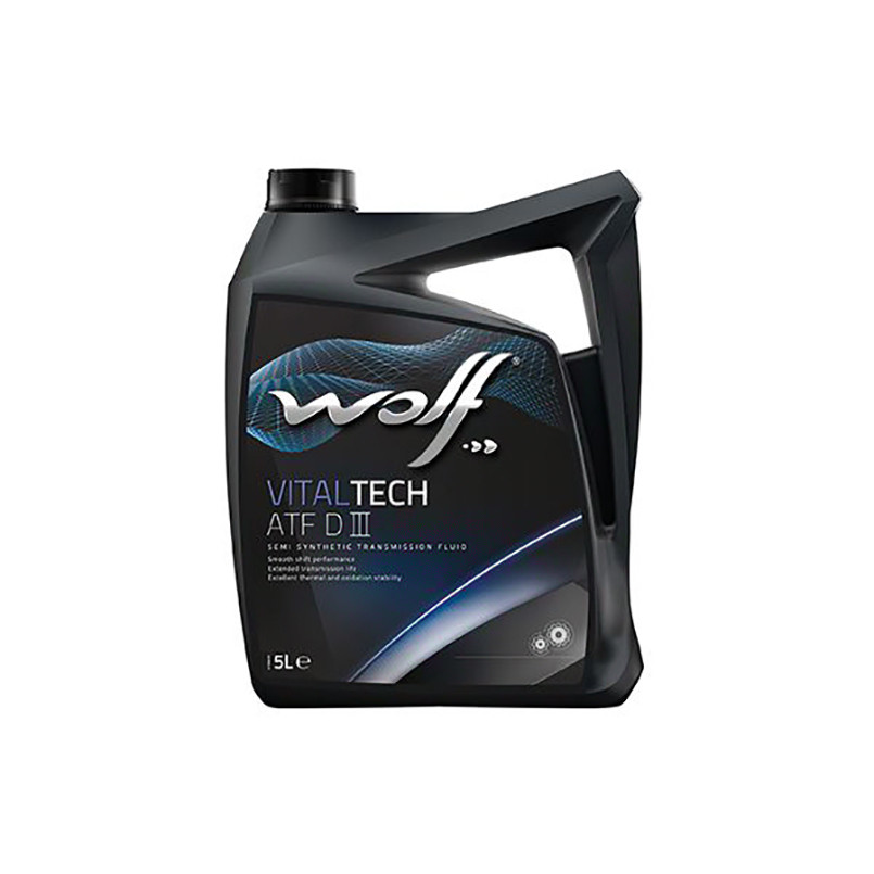 Трансмиссионное масло Wolf Vitaltech ATF Dex III 5л Львов - изображение 1