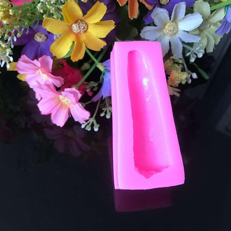 Молд силіконовий Палець 65 мм рожевий Київ - фото 5