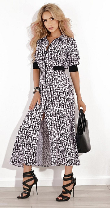 Модне плаття з елементами в'язання (42) Київ - фото 1