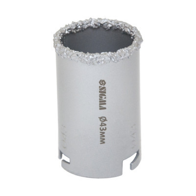 Коронка Sigma кільцева з вольфрамовим напиленням 43мм (1512121) Вінниця - фото 1