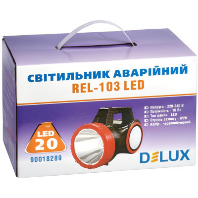 Ліхтар Delux REL-103 20 LED 10W (90018289) Вінниця - фото 4