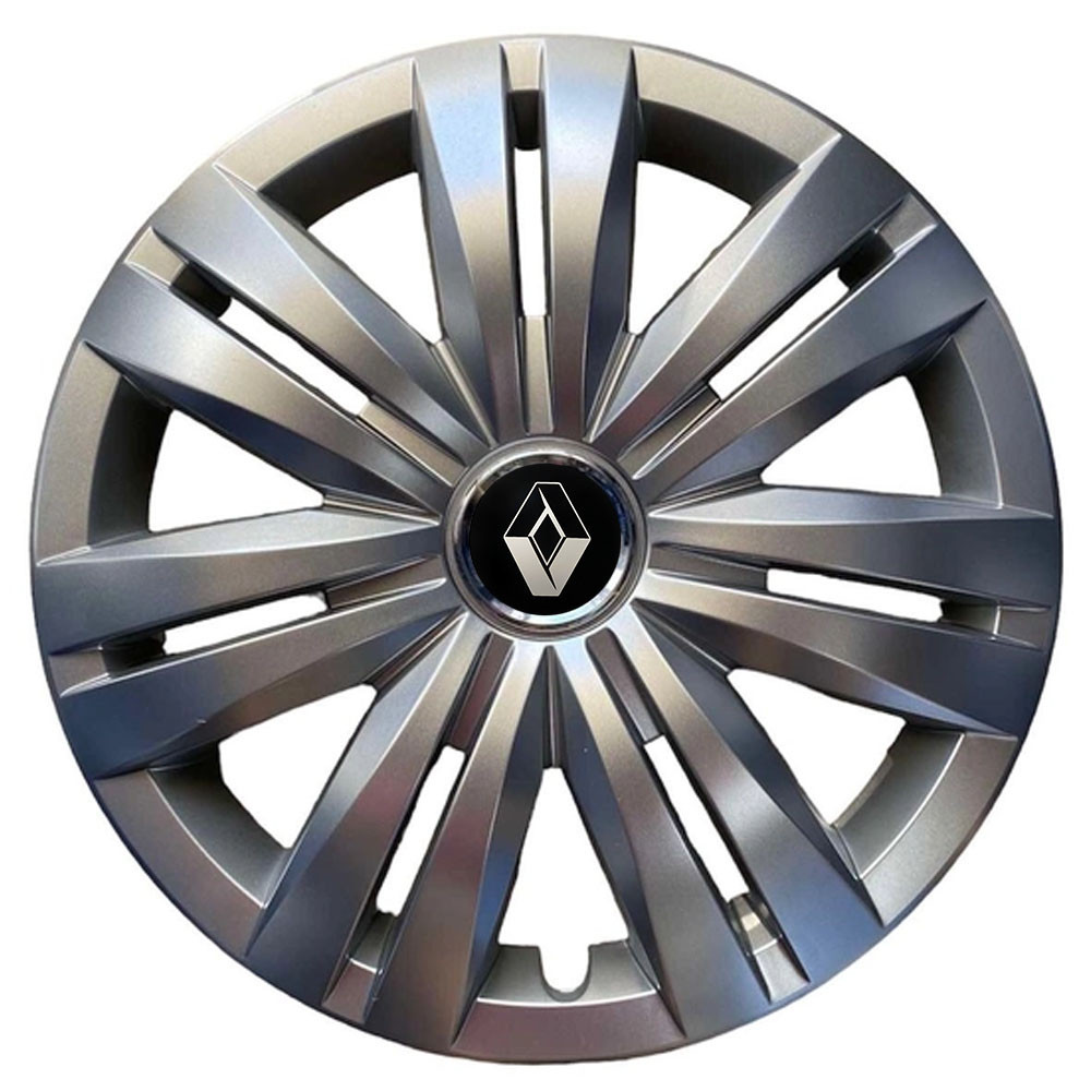 Автомобильные модельные колпаки R16 Renault 427 4шт, SJS, серебряные Киев - изображение 1