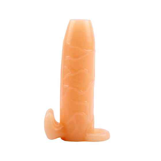 Насадка на член Chisa SuperMe Vibrating Real Feel Sleeve с вибрацией Sex Aura Киев