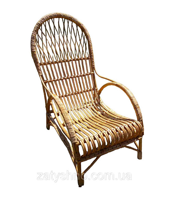 Шезлонг плетеный из лозы Киев - изображение 4