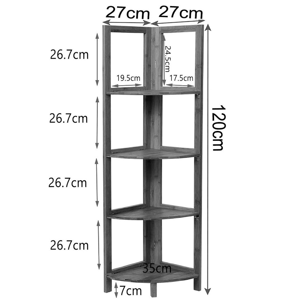 Стеллаж угловой для ванной 