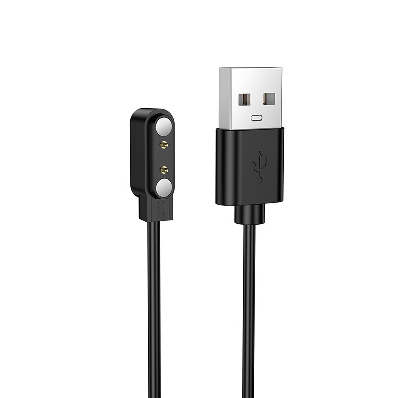 Бездротовий зарядний пристрій для смарт-годинника BOROFONE BD15 Smart bracelet charging cable Black Одеса - фото 1