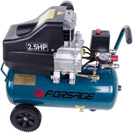 Компрессор 24л поршневой с прямым приводом (1.5кВт, ресивер 24л,8 бар, 180Л/м, 220В) Forsage F-BM20/24 Одесса