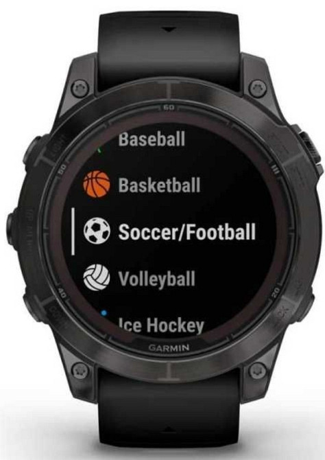 Часы: Garmin Fenix 7 Pro Sapphire Solar Carbon Grey DLC Titanium w.BB Киев - изображение 8