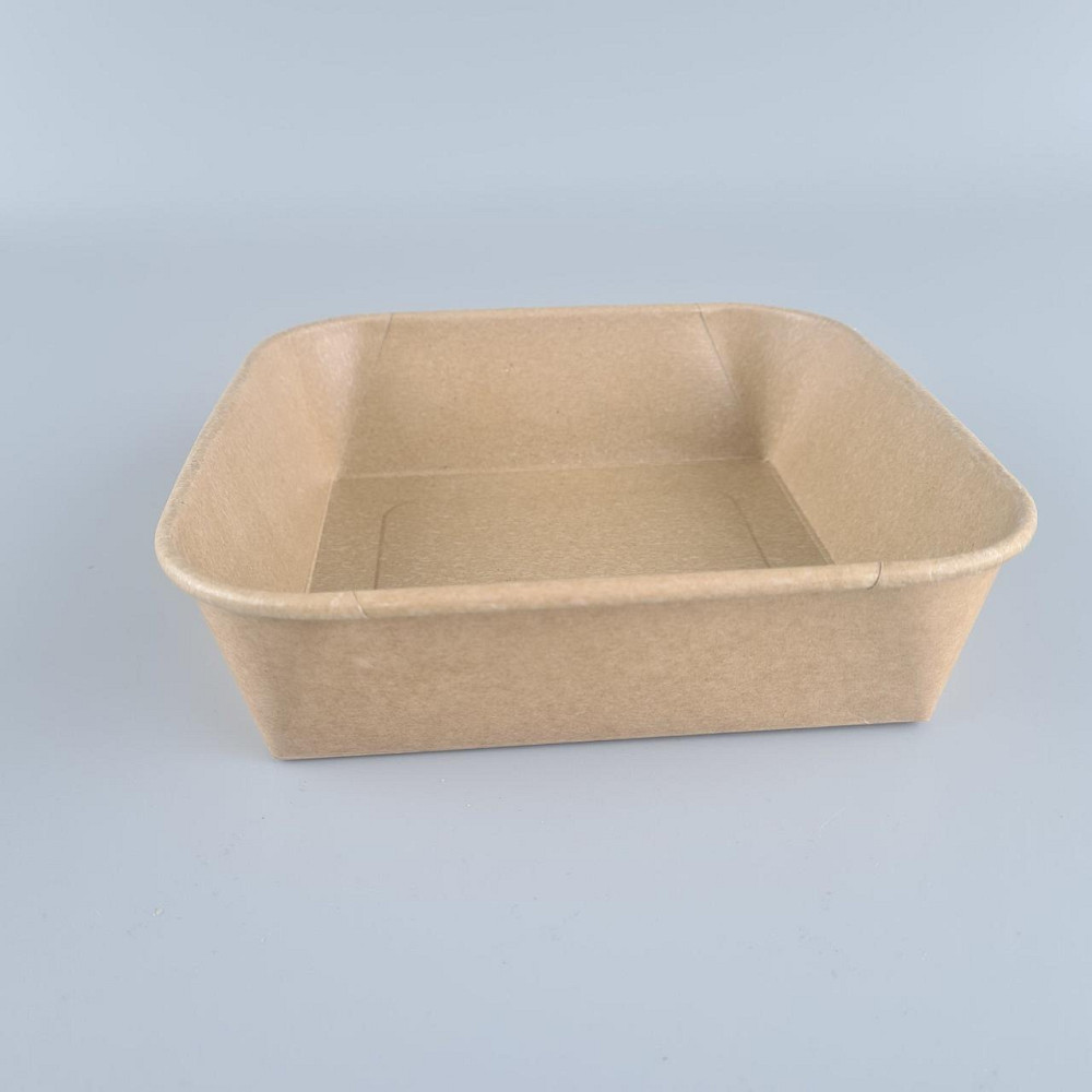 Прямокутний контейнер "KRAFT" 900 мл 170*170*45 "G-борт" (50 шт) Харків - фото 1