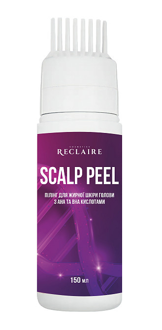 Пилинг для жирной кожи головы с AHA и BHA кислотами Reclaire cosmetics 150 мл Киев - изображение 7