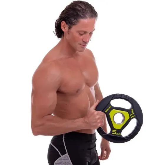 Диск поліуретановий 5 кг на гриф 50 мм Zelart TA-2677-5 Київ