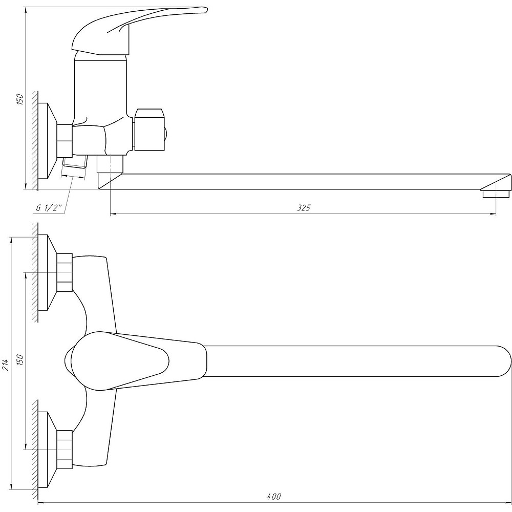Змішувач для ванни EcoMix ENERGO E-GEZ-208 Киев - изображение 5