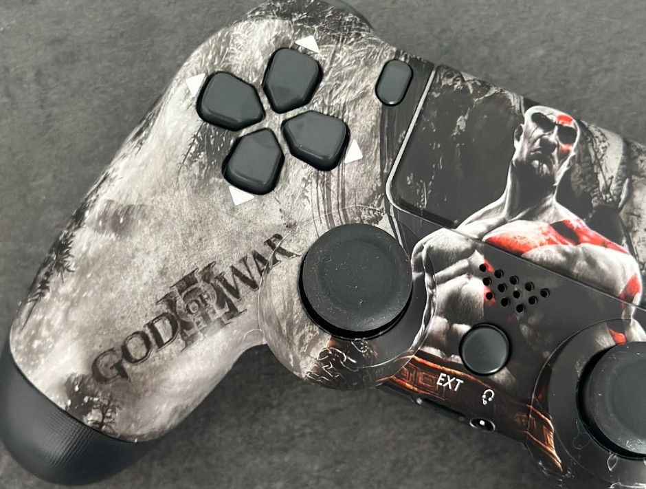 Беспроводной геймпад PS4 God of War Double Motor Vibration 4 контроллер. Киев - изображение 4