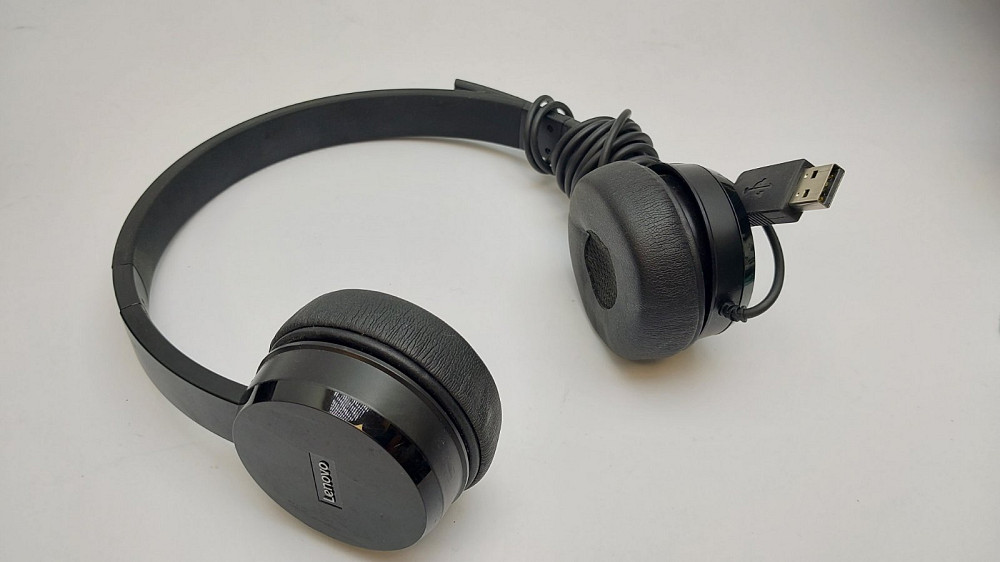 Провідні навушники Lenovo 100 Stereo USB Headset (Б клас) Луцк - изображение 1
