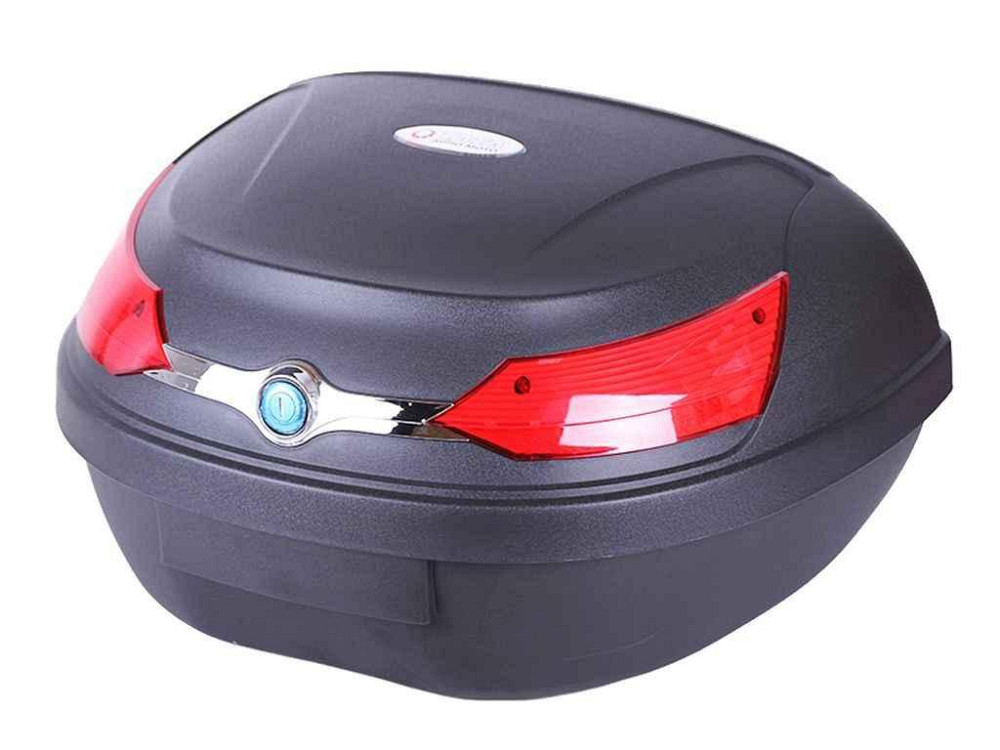 Кофр для мотоцикла задний ТАТА YM-0818 (V-51L) 59.5×44×32 черный HM-075 ТМ TATA Киев - изображение 1