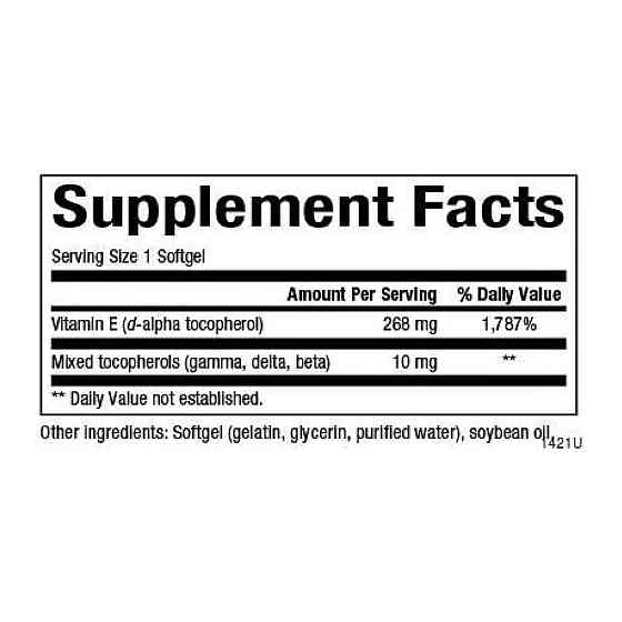 Витамины Natural Factors Витамин Е Mixed Vitamin E 268 mg (400 IU) 90 гел капс Киев