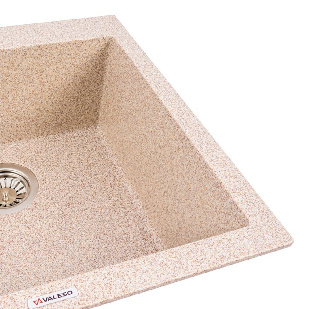 VALESO Гранітна мийка VALESO GALAX 5050 матова Карамель Коломыя - изображение 11