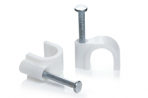 Кабельна кліпса кругла 8 мм (пач 100 шт.) APRO Рівне - фото 1