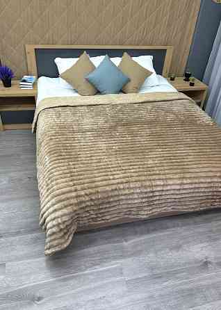 Плед 200х230 см (+-10см) на овчине 