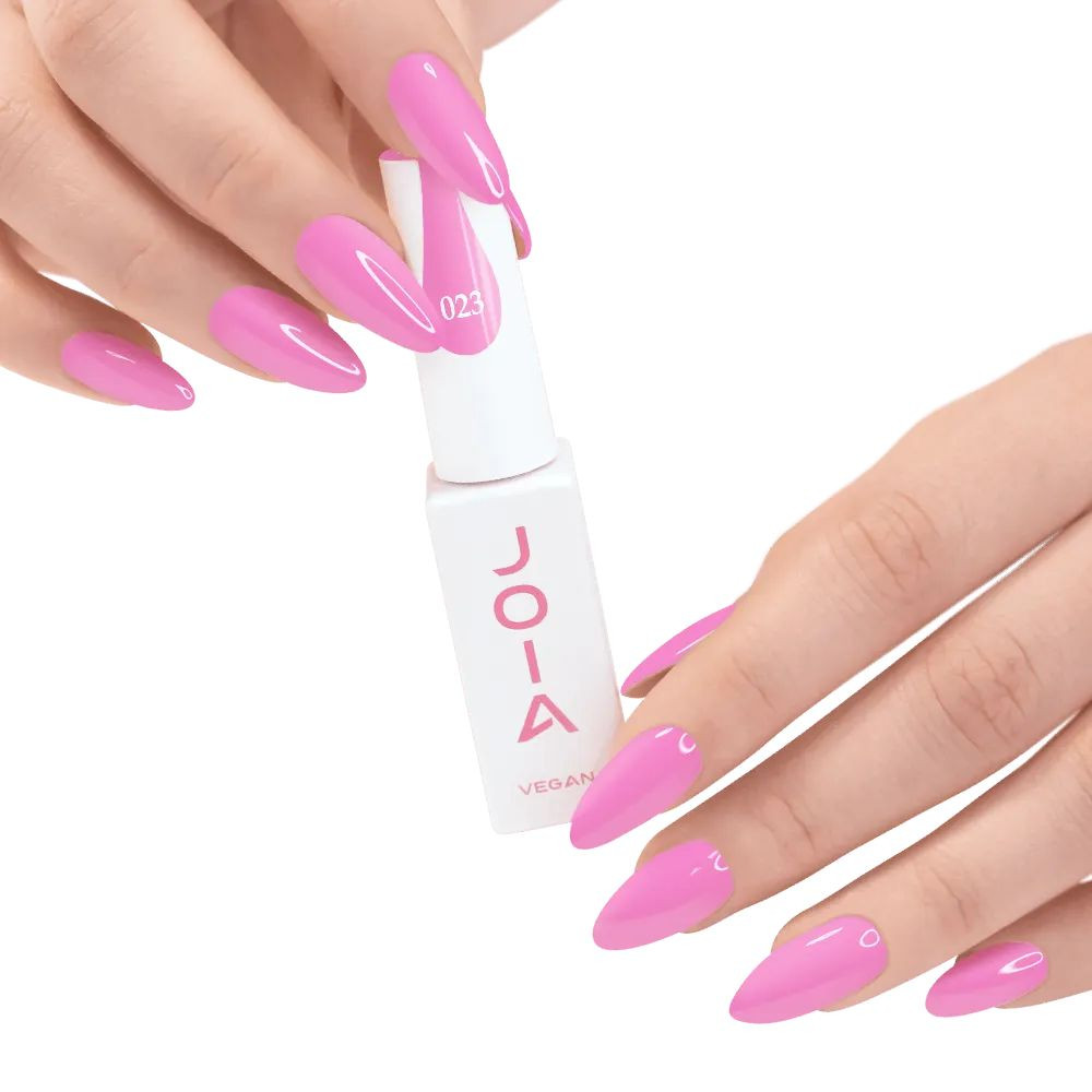 Гель-лак для ногтей розовый 023 эмаль JOIA vegan 6 мл Киев - изображение 8