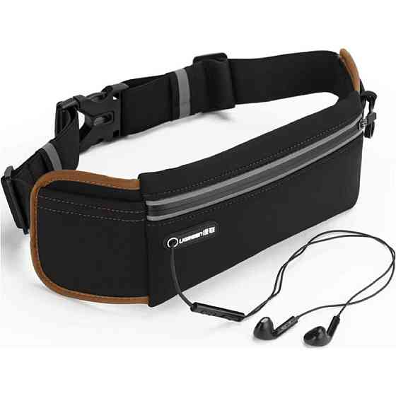 Сумка на пояс для бігу UGREEN LP112 Outdoor Running Waist Belt Pack (Black(UGR-20818) Миколаїв