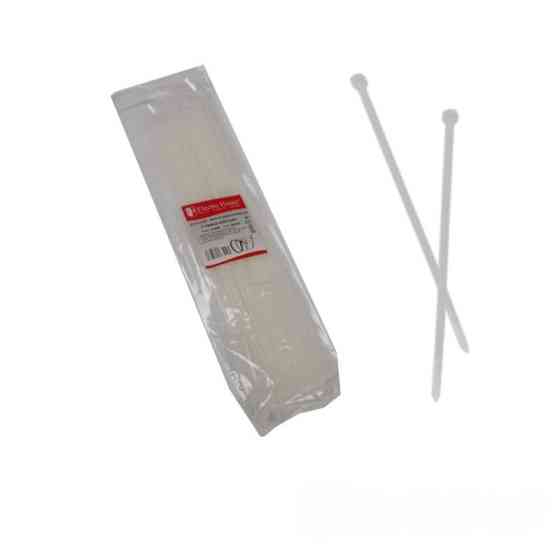 Стяжка кабельна 4х250 мм, 100 шт., білий Дніпро