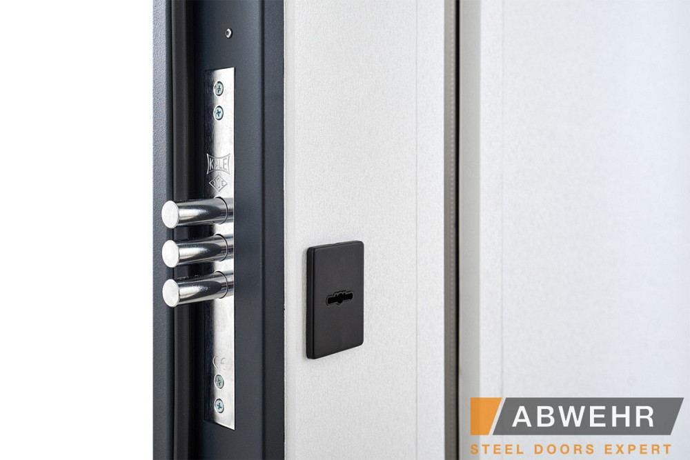 Двері вуличні, модель 506 Nordi Glass RAL 7021Т зі склопакетом Київ - фото 8