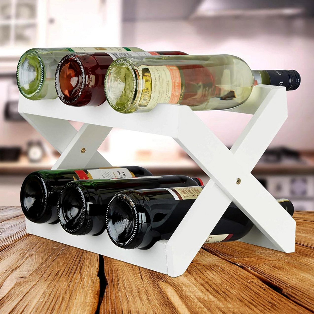 Настольная винная полка 