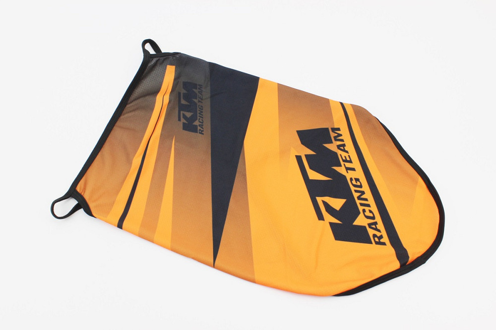 Маска обличчя пилозахисна "KTM", з помаранчевим малюнком, GE-108 Київ - фото 2