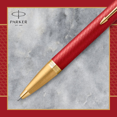 Ручка шариковая Parker IM 17 Premium Red GT BP (24 832) Винница - изображение 5