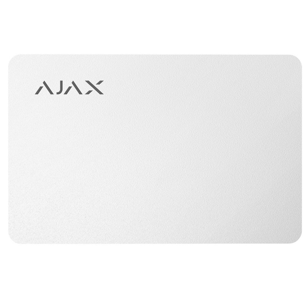 Безконтактна карта Ajax Pass white (10 шт.) (23500.89.WH) Білий Харків - фото 1