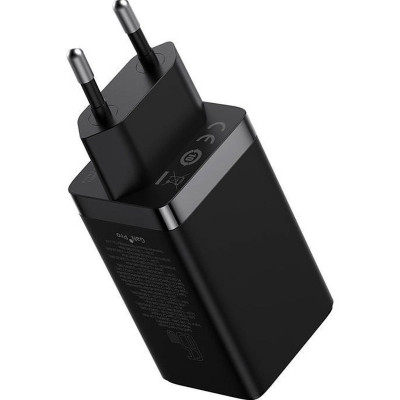 Зарядний пристрій Baseus 2xUSB-C 65W + 1xUSB GaN + cable USB-C to USB-C 100W 1.0m black (CCGP120201) Вінниця - фото 8