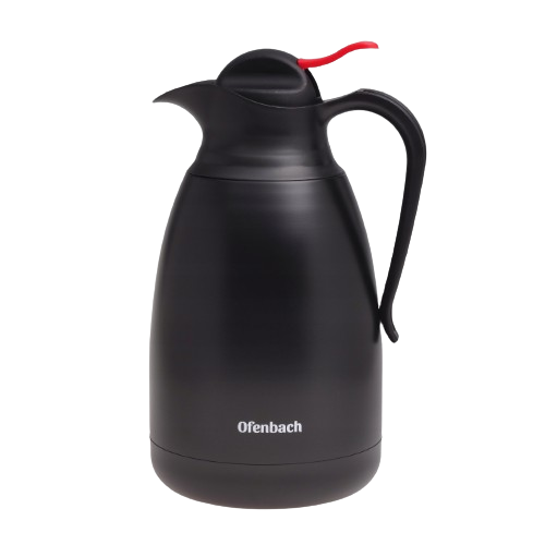 Термос "конференція" 2000мл нержавіюча сталь/пластик чорний Ofenbach 101333 Житомир - фото 1