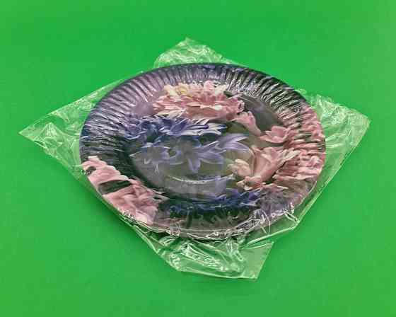 Бумажная тарелка с рисунком  18см