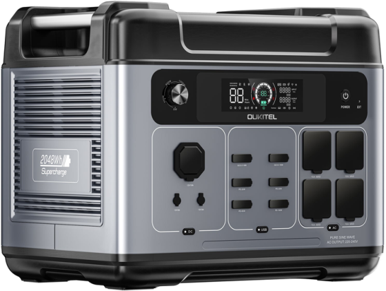 Портативна автономна зарядна станція Oukitel P2001E Plus 2400Вт 2048Вт/год LiFePO4 Київ