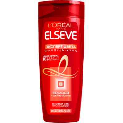 Шампунь Elseve Колір і Блиск для фарбованого та мелірованого волосся 400 мл (3600521238653) Вінниця