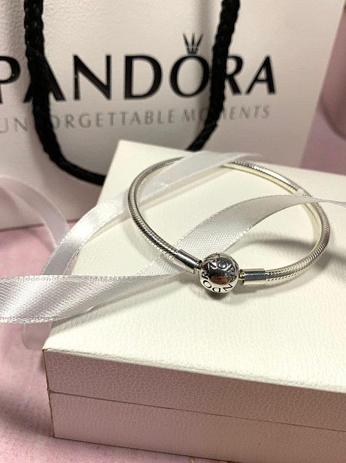 Срібний браслет для намистин Пандора 590728 MasterSem Київ - фото 3