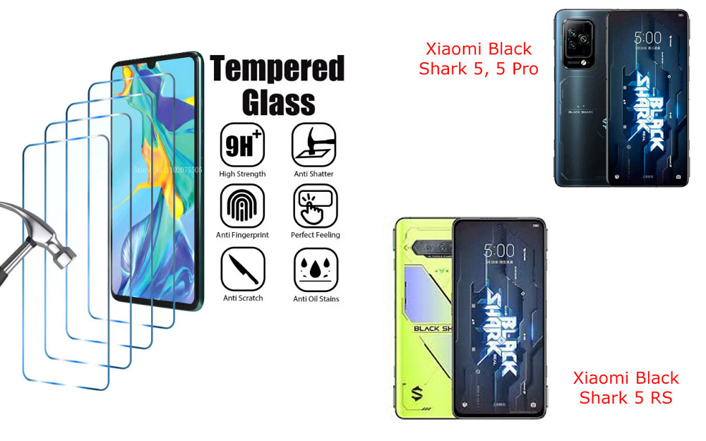 Захисне скло ArmorGlass для Xiaomi Black Shark 5, 5 Pro, 5 RS – стійке до подряпин та ударів Київ - фото 1