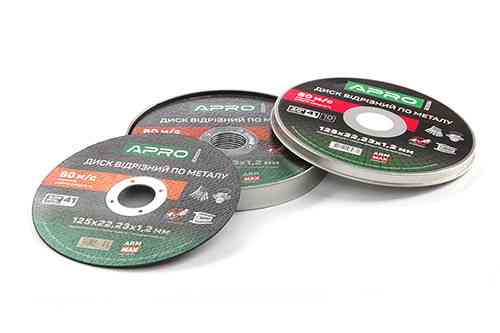 Диск відрізний металу ПРОФІ 125х1.2 мм (зелений) у кейсі (10 шт. у кейсі) APRO Рівне