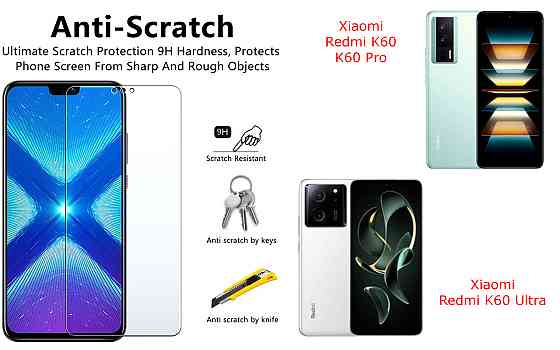 Защитное стекло NeoGlass для Xiaomi Redmi K60, K60 Pro, K60 Ultra – ультрапрозрачное и устойчивое Киев