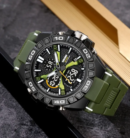 Часы мужские наручные спортивные Skmei 2220 (Зеленый) Винница