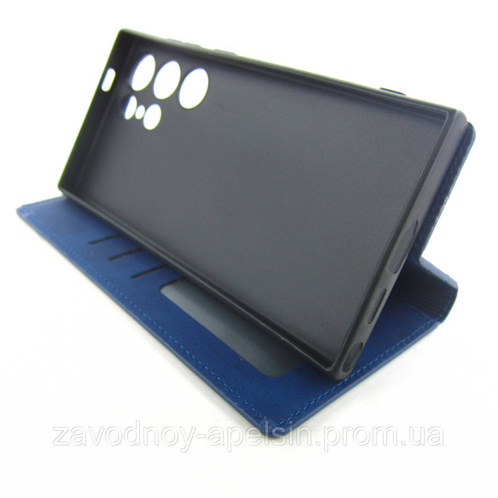 Чохол книжка Samsung S24 Ultra S928 Захист камери (синій) Одеса - фото 3