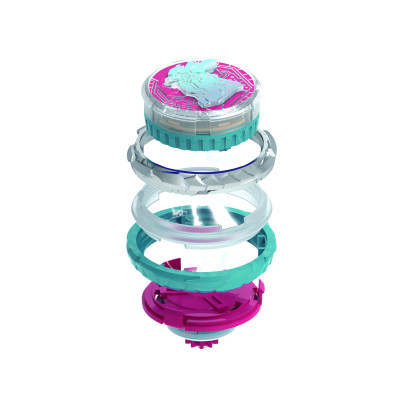 Дзига Infinity Nado VI серія Standard Pack Gold Warrior Phoenix Золотий Воїн Фенікс (EU654123) Вінниця - фото 6